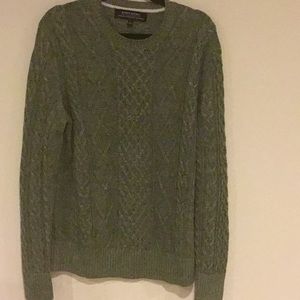 Banana Republic Italian Linen Green Sweater L